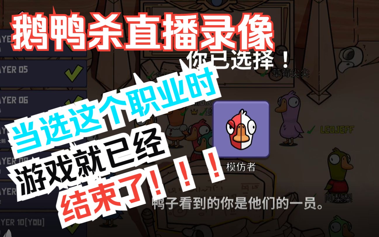 职业鹅鸭杀